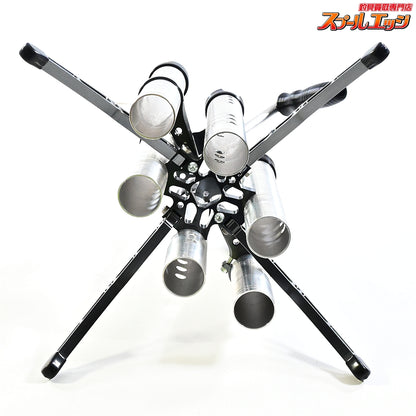 【ドライブ】 フォース アルミロッドスタンド 6本仕様 4本仕様+別売りEXホルダー2本装着 シルバー/ガンメタ DLIVE FORCE K_060