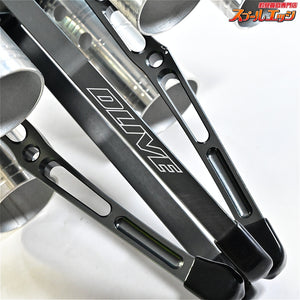 【ドライブ】 フォース アルミロッドスタンド 6本仕様 4本仕様+別売りEXホルダー2本装着 シルバー/ガンメタ DLIVE FORCE K_060