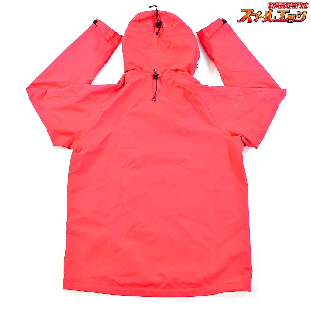 【ジャッカル】 シェルジャケット レッド サイズL JACKALL SHELL JACKET 撥水 防風 K_060