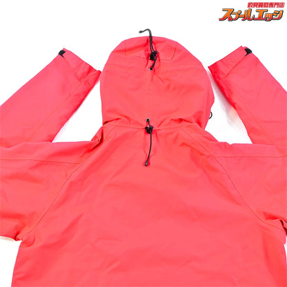 【ジャッカル】 シェルジャケット レッド サイズL JACKALL SHELL JACKET 撥水 防風 K_060