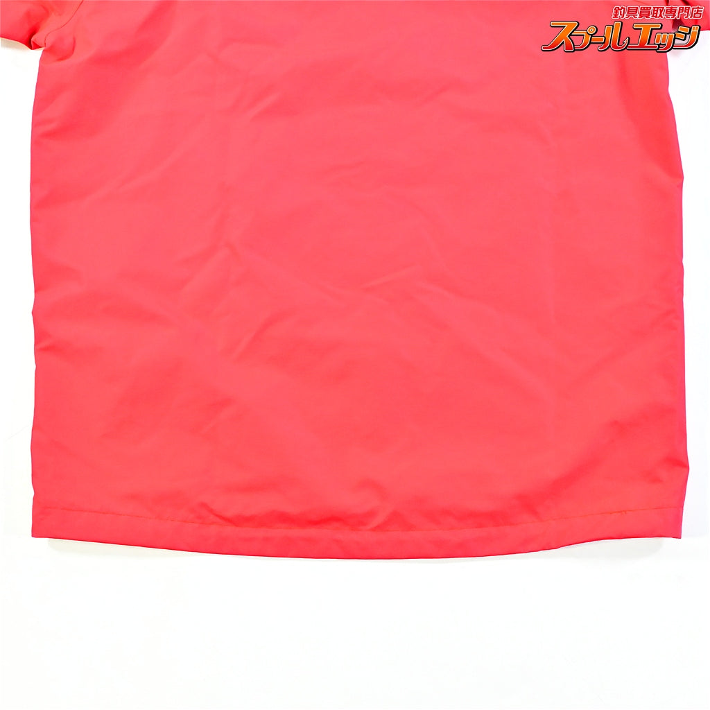 【ジャッカル】 シェルジャケット レッド サイズL JACKALL SHELL JACKET 撥水 防風 K_060