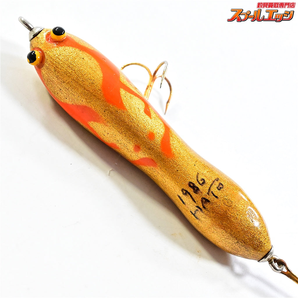 【ハトリーズ】 ファーストインナーハンドWB 金ゴールド 1stモデル 最初期1986年モデル Hutley's INNERHAND HATO 淡水用ルアー K_060