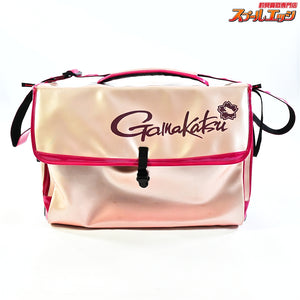 【がまかつ】 がまへら ライトバッグ3 III GB-302 PVC素材 サクラ GAMAKATSU LIGHT-BAG へらバッグ K_165