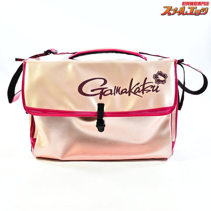 【がまかつ】 がまへら ライトバッグ3 III GB-302 PVC素材 サクラ GAMAKATSU LIGHT-BAG へらバッグ K_165