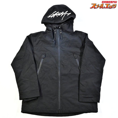 【LAHM】 ルアーアングルハマ マウンテンパーカー エクストリーム ステルスブラック サイズXL mountain parka Extreme 撥水 K_100