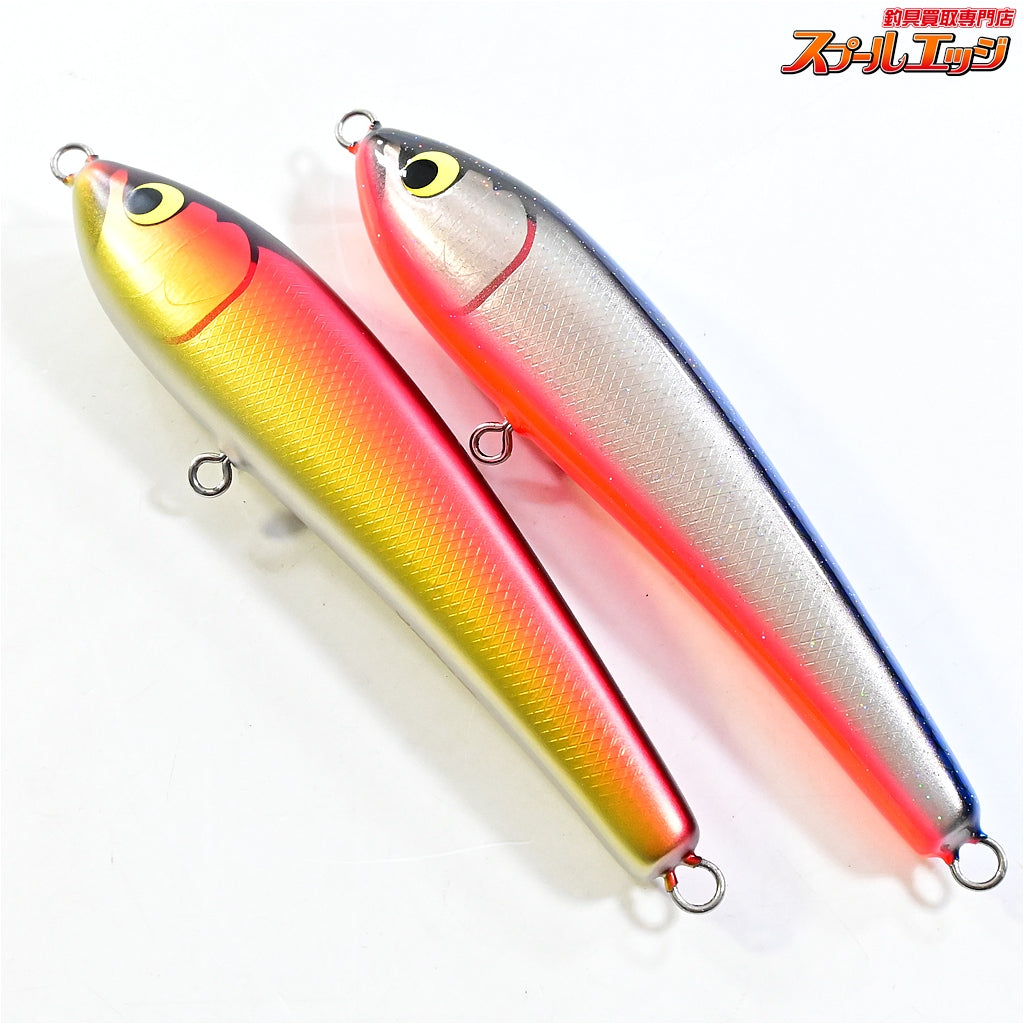 【ウッドリーム】 アキヤ 170 ブルーバックオレンジベリー&マットアカキン 2本セット Woodream Akiya 海水用ルアー K_060