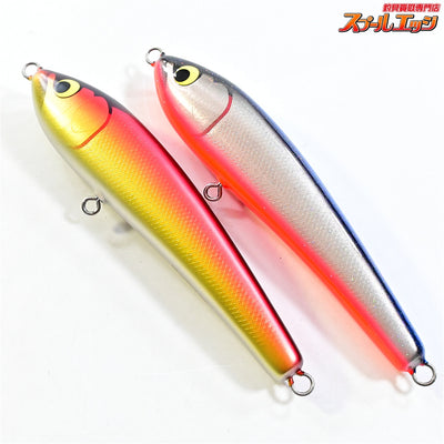 【ウッドリーム】 アキヤ 170 ブルーバックオレンジベリー&マットアカキン 2本セット Woodream Akiya 海水用ルアー K_060