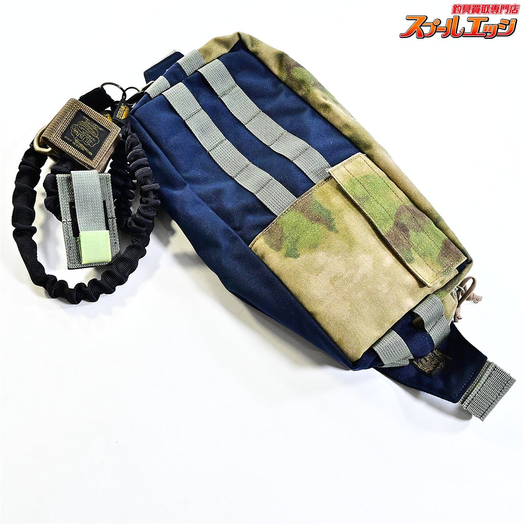 【サブロック】 ボディバッグ SM スタイルマスター エータックス フォレッジグリーン オプションパーツ6点装着 SUBROC BODYBAG SM STYLEMASTER A-TACS FG メッセンジャーバッグ K_060