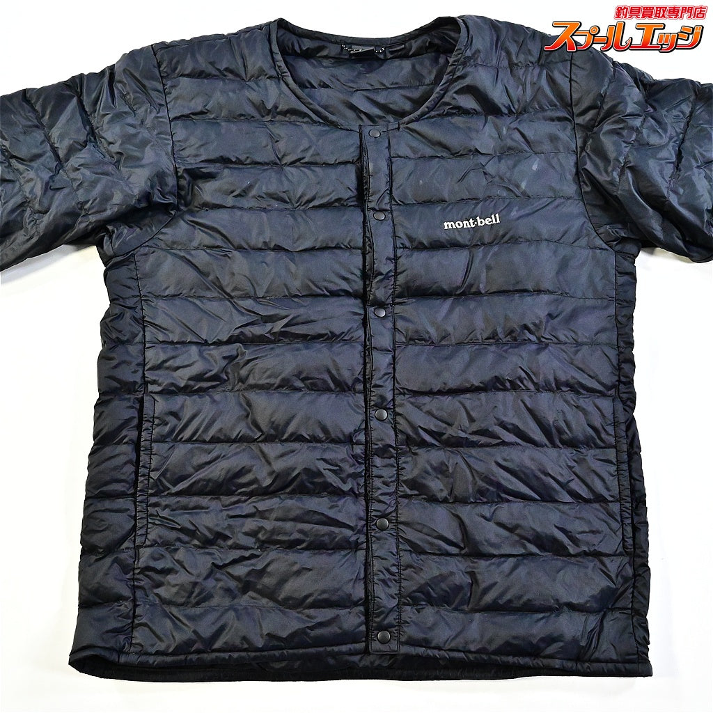 【モンベル】 スペリオダウン ラウンドネックジャケット サイズM ブラック 中綿800フィル 品番1101503 ライトダウン mont-bell K_060