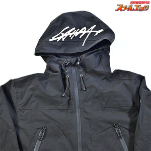 【LAHM】 ルアーアングルハマ マウンテンパーカー エクストリーム ステルスブラック サイズXL mountain parka Extreme 撥水 K_100
