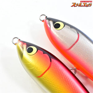 【ウッドリーム】 アキヤ 170 ブルーバックオレンジベリー&マットアカキン 2本セット Woodream Akiya 海水用ルアー K_060