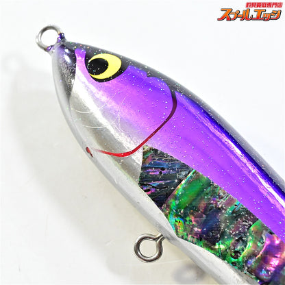 【ウッドリーム】 アキヤ 200 パープル アバロン シェル貼り アワビ貼り WooDreeam AKIYA 海水用ルアー K_060