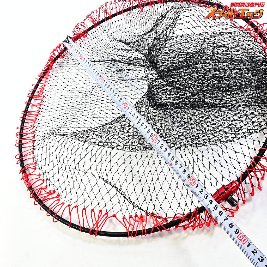 【がまかつ】 がま磯 タモ枠 四ツ折りジュラルミン GM835 55cm ブラック/レッド GAMAKATSU K_100