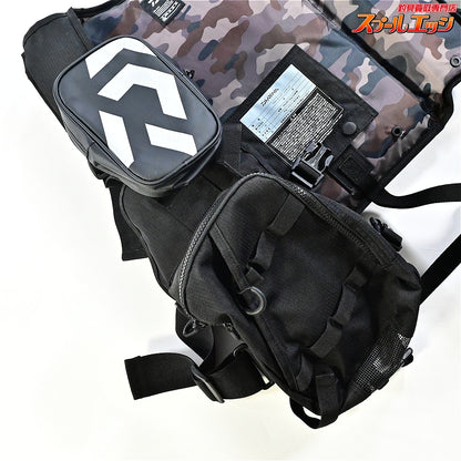 【ダイワ】 フロートゲームベスト DF-6206 フリーサイズ ターポリンポーチ付 ジェットブラック フローティングベスト DAIWA K_100