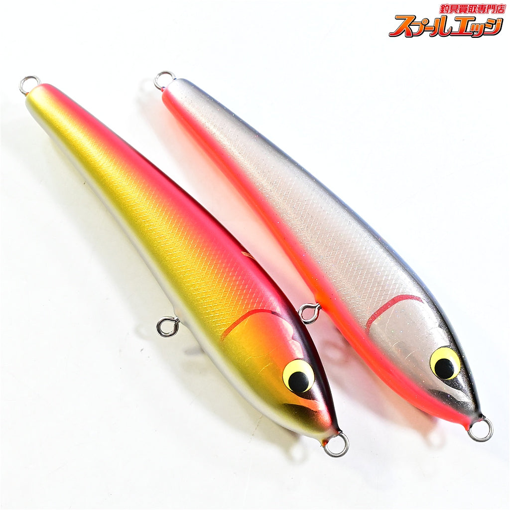 【ウッドリーム】 アキヤ 170 ブルーバックオレンジベリー&マットアカキン 2本セット Woodream Akiya 海水用ルアー K_060