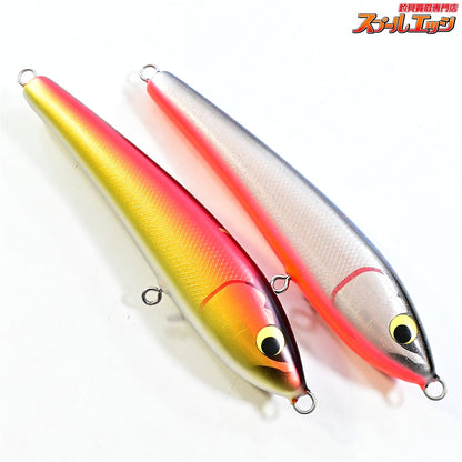 【ウッドリーム】 アキヤ 170 ブルーバックオレンジベリー&マットアカキン 2本セット Woodream Akiya 海水用ルアー K_060