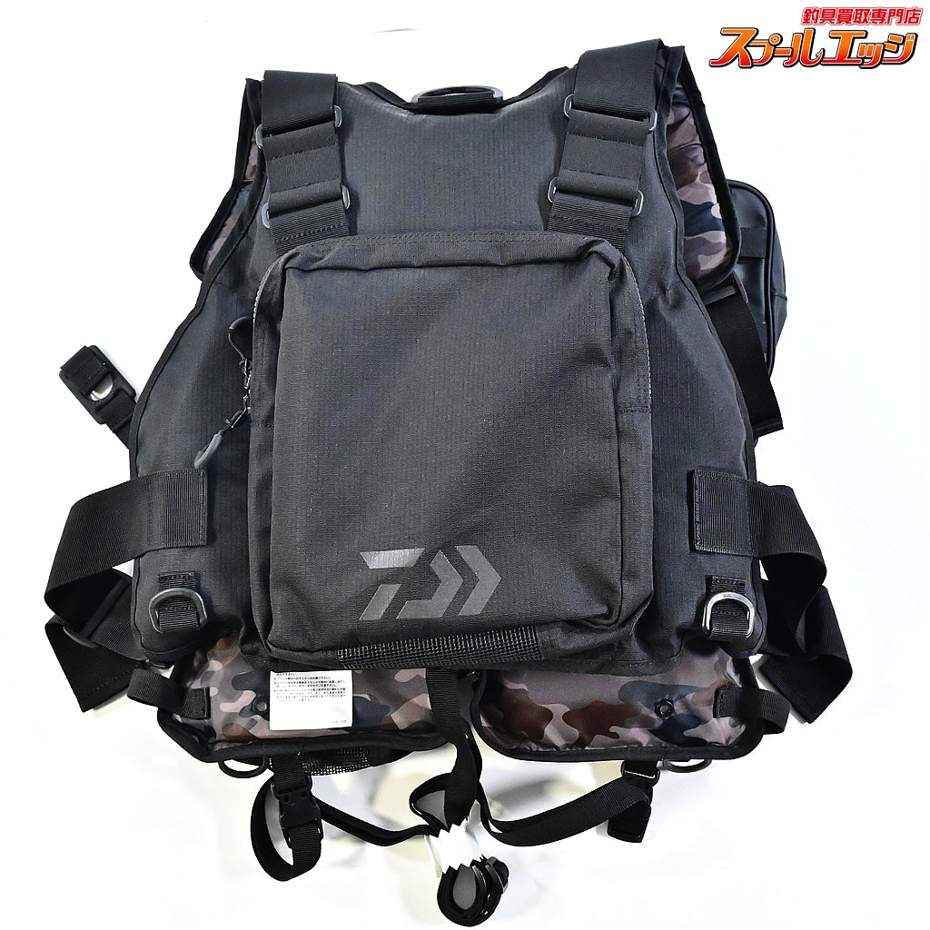 【ダイワ】 フロートゲームベスト DF-6206 フリーサイズ ターポリンポーチ付 ジェットブラック フローティングベスト DAIWA K_100