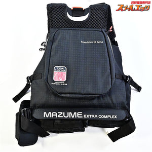【マズメ】 MZX タイドマニア ライフジャケット MZXLJ-089 ブラックxブルー RBBポーチ装着 フローティングベスト ゲームベスト MAZUME K_100
