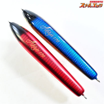 【ウッドリーム】 アキヤ 170 ブルーバックオレンジベリー&マットアカキン 2本セット Woodream Akiya 海水用ルアー K_060