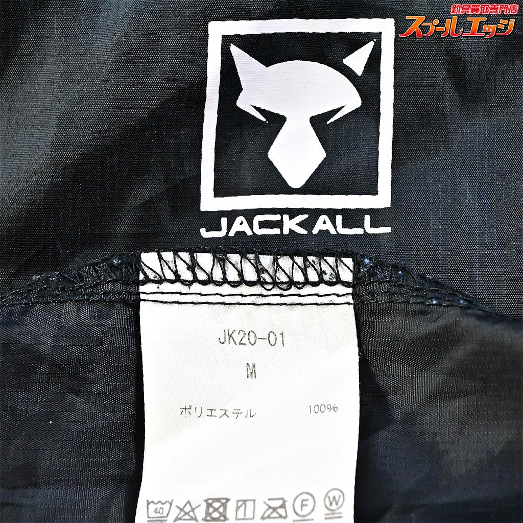 【ジャッカル】 ライトジャケット JK20-01 ブラック サイズM JACKALL K_060