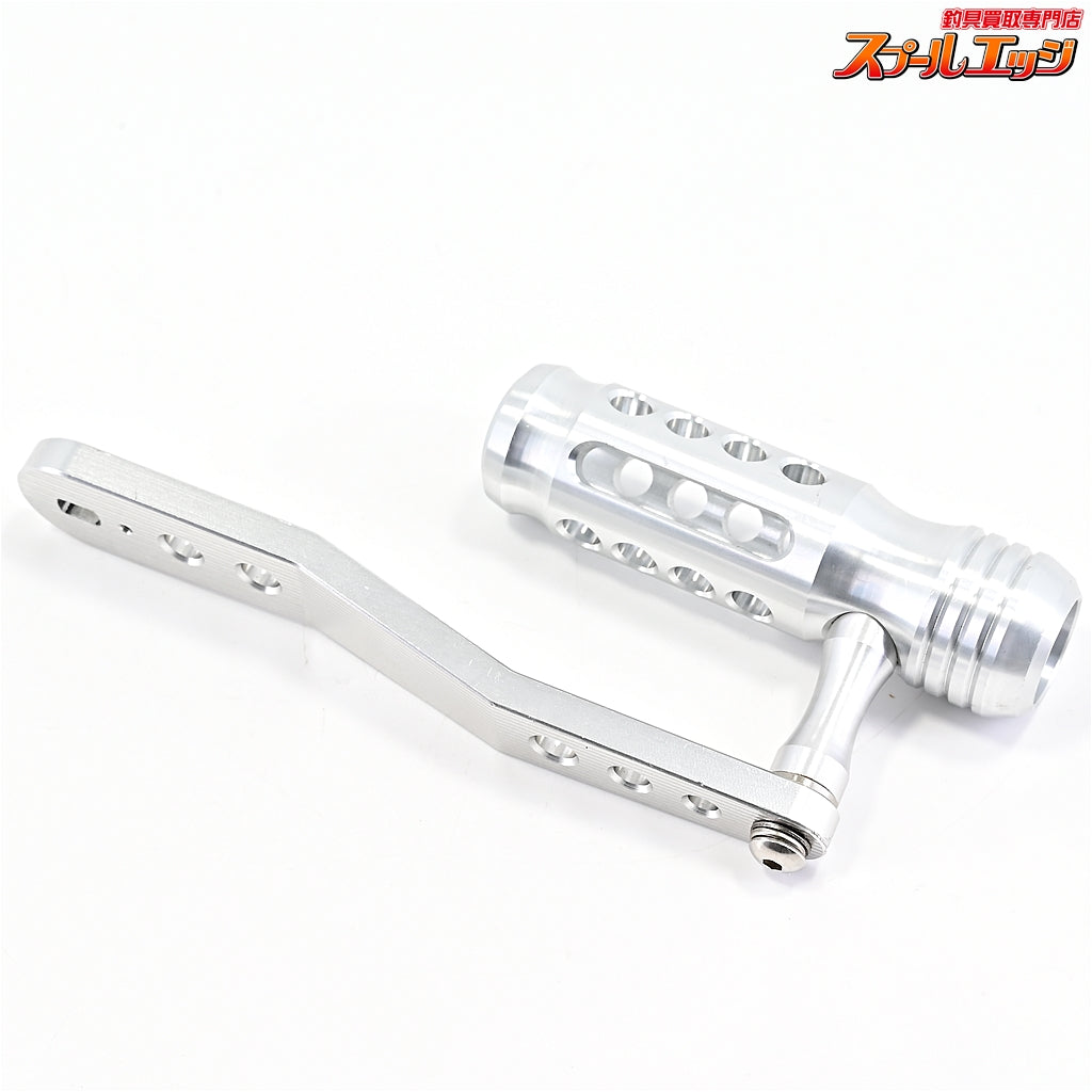 【A.ONE】 カスタムパワーハンドル 三次元アルミ削り出し加工 130mm 取付内径8mmx5mm 付属ナットM8右用