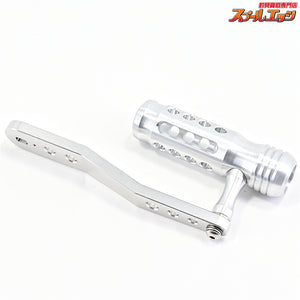 【A.ONE】 カスタムパワーハンドル 三次元アルミ削り出し加工 130mm 取付内径8mmx5mm 付属ナットM8右用