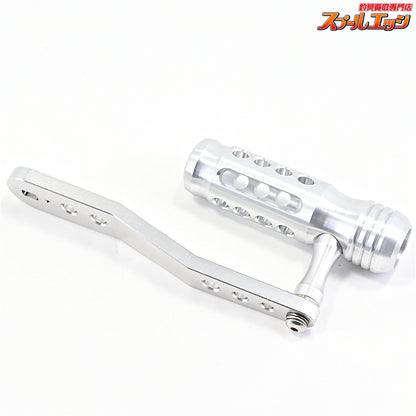 【A.ONE】 カスタムパワーハンドル 三次元アルミ削り出し加工 130mm 取付内径8mmx5mm 付属ナットM8右用