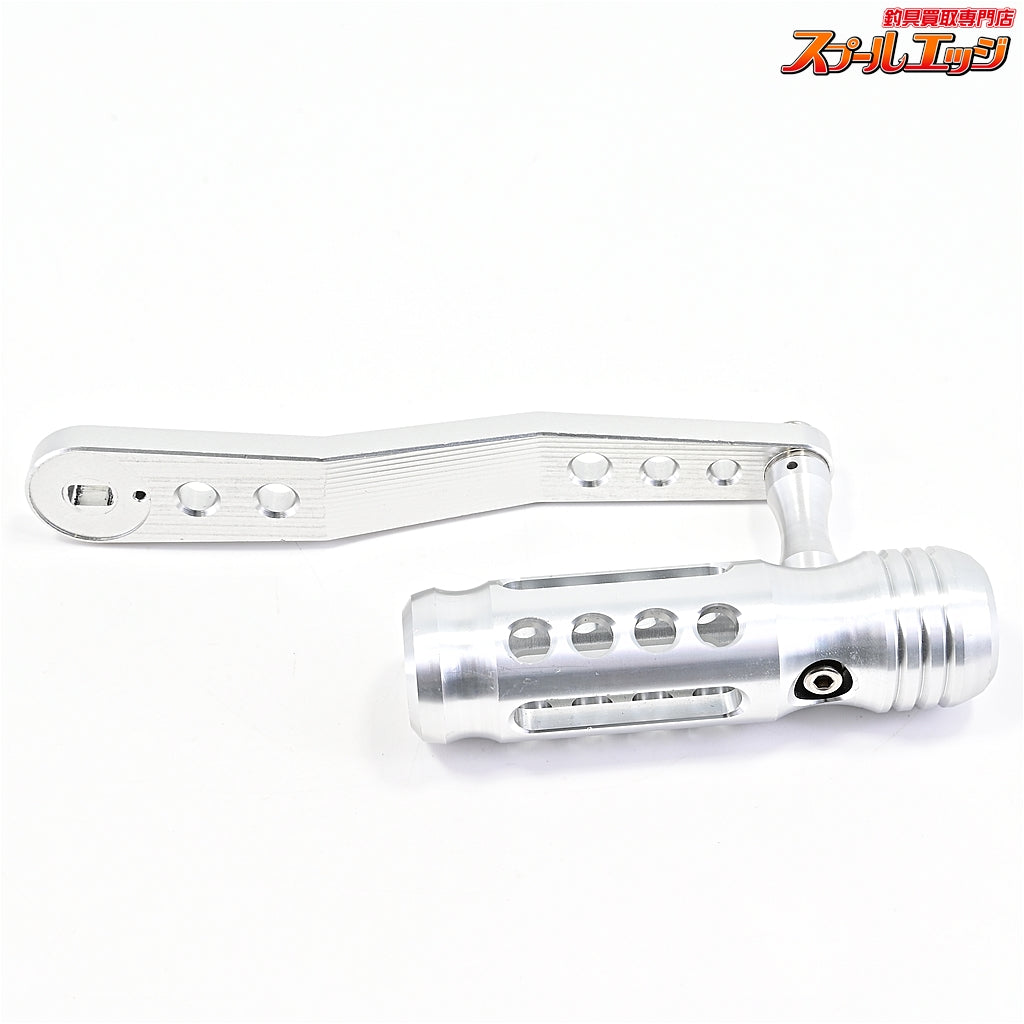 【A.ONE】 カスタムパワーハンドル 三次元アルミ削り出し加工 130mm 取付内径8mmx5mm 付属ナットM8右用