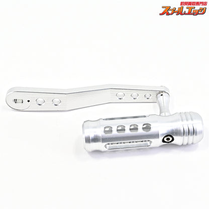 【A.ONE】 カスタムパワーハンドル 三次元アルミ削り出し加工 130mm 取付内径8mmx5mm 付属ナットM8右用