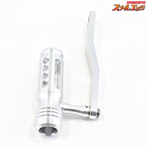 【A.ONE】 カスタムパワーハンドル 三次元アルミ削り出し加工 130mm 取付内径8mmx5mm 付属ナットM8右用