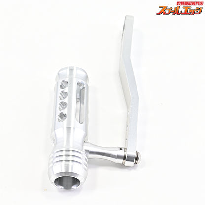 【A.ONE】 カスタムパワーハンドル 三次元アルミ削り出し加工 130mm 取付内径8mmx5mm 付属ナットM8右用