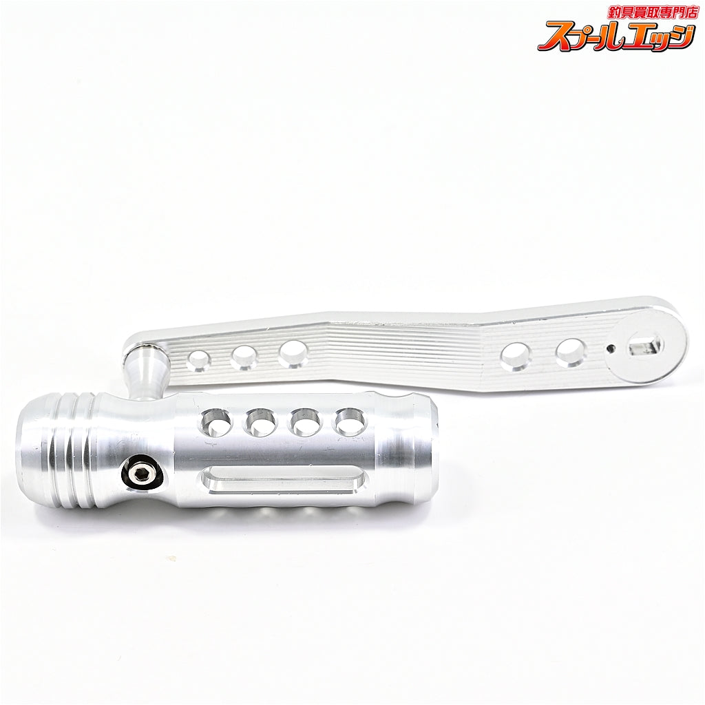 【A.ONE】 カスタムパワーハンドル 三次元アルミ削り出し加工 130mm 取付内径8mmx5mm 付属ナットM8右用