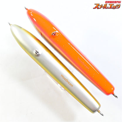 【ウッドリーム】 アキヤ 170 ブルーバックオレンジベリー&マットアカキン 2本セット Woodream Akiya 海水用ルアー K_060