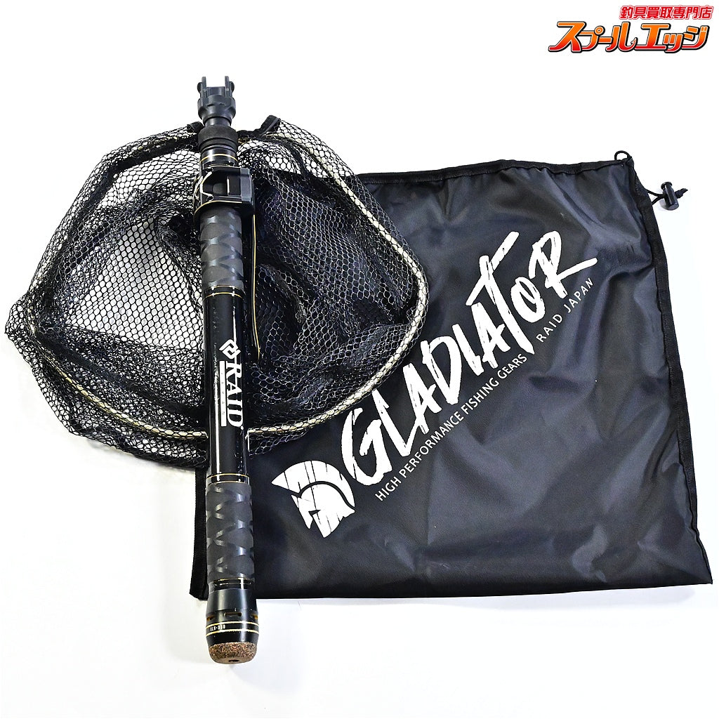 【レイドジャパン】 グラディエーター ランディングネット RLN-350 スーパートリックスター ランガンステー装着 収納ケース付 RAID-JAPAN GLADIATOR LANDING NET K_100
