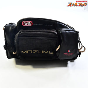 【マズメ】 オレンジブルー レッドムーンウエストバッグV5 MZBK-768 ブラックデニム MAZUME K_080