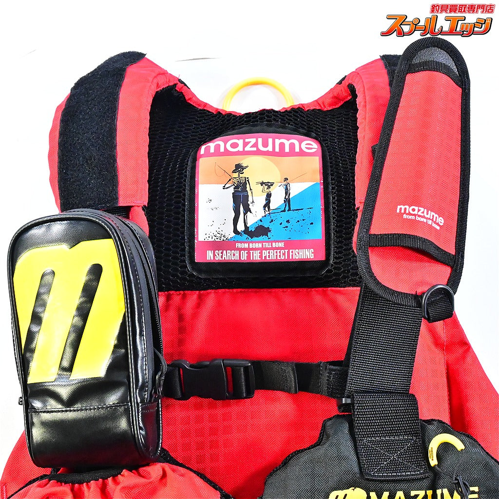 【マズメ】 レッドムーン サーフスペシャル3 III MZLJ-593 プライヤーホルダー付 ライフジャケット mazume K_150