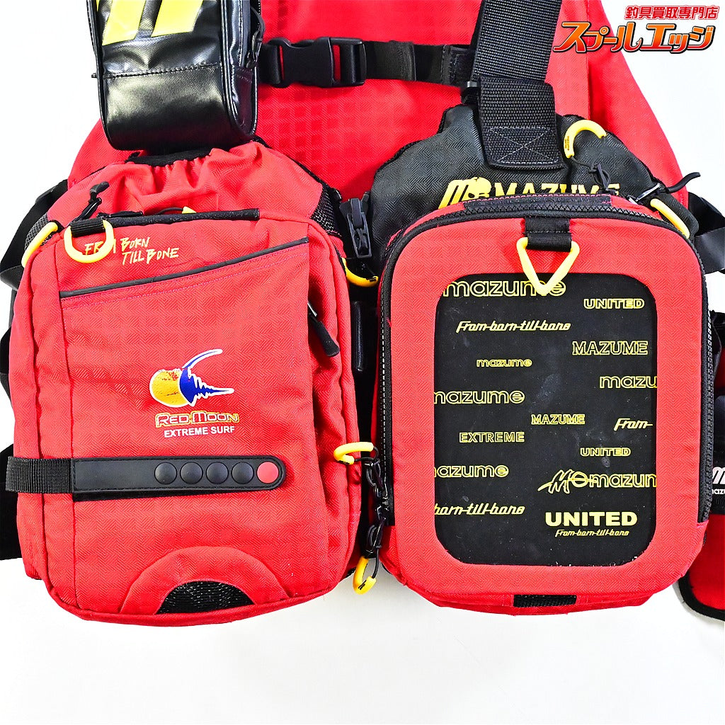 【マズメ】 レッドムーン サーフスペシャル3 III MZLJ-593 プライヤーホルダー付 ライフジャケット mazume K_150