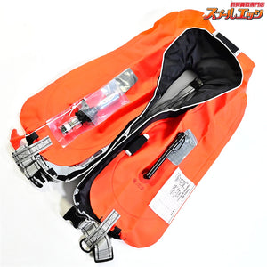【シマノ】 ラフトエアジャケット VF-051K 桜マーク有 2019年4月製造分 自動膨張式ライフジャケット SHIMANO K_100