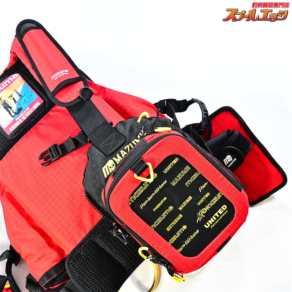 【マズメ】 レッドムーン サーフスペシャル3 III MZLJ-593 プライヤーホルダー付 ライフジャケット mazume K_150