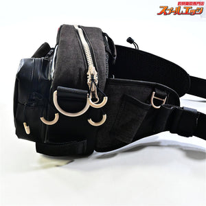 【マズメ】 オレンジブルー レッドムーンウエストバッグV5 MZBK-768 ブラックデニム MAZUME K_080