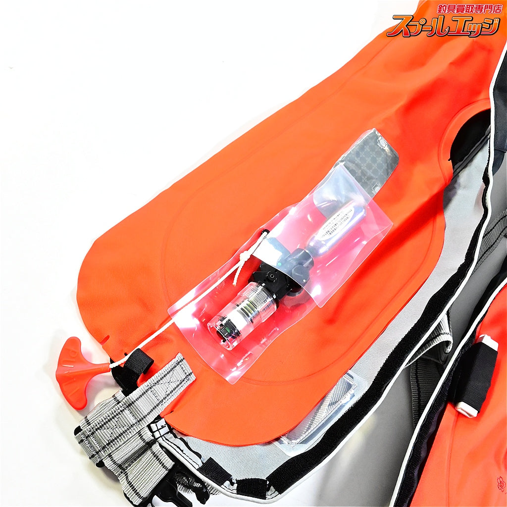 【シマノ】 ラフトエアジャケット VF-051K 桜マーク有 2019年4月製造分 自動膨張式ライフジャケット SHIMANO K_100