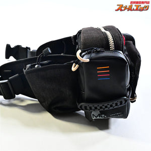 【マズメ】 オレンジブルー レッドムーンウエストバッグV5 MZBK-768 ブラックデニム MAZUME K_080