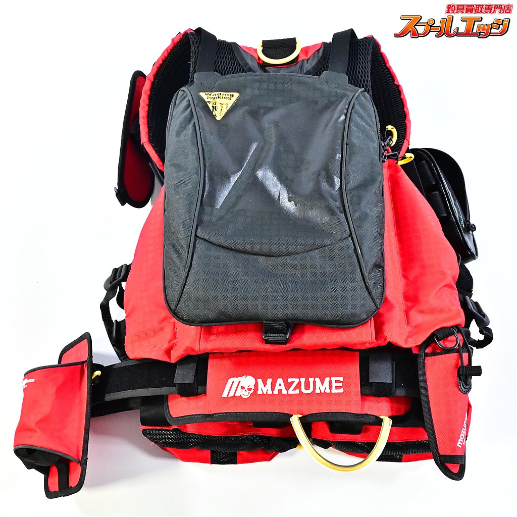 【マズメ】 レッドムーン サーフスペシャル3 III MZLJ-593 プライヤーホルダー付 ライフジャケット mazume K_150