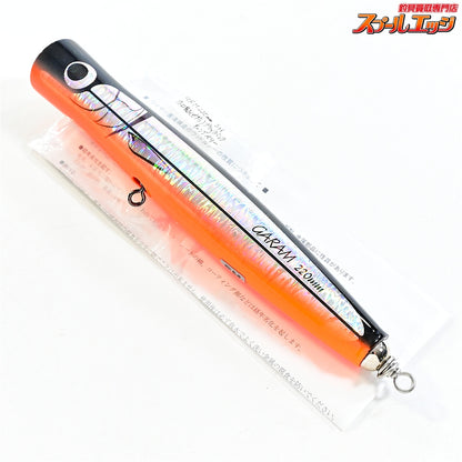 【カーペンター】 ガラム 220 タイプSH 自重125g ホロ貼りゼブラ/ブラックバックオレンジベリー Carpenter GARAM K_060