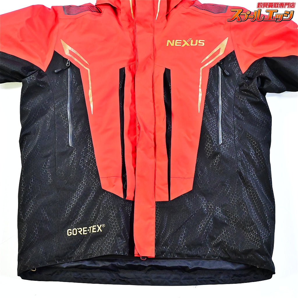 【シマノ】 ゴアテックス ネクサス コールドウェザースーツEX RB-119R サイズアジアXL レッド 上下セット SHIMANO GORE-TEX NEXUS K_080
