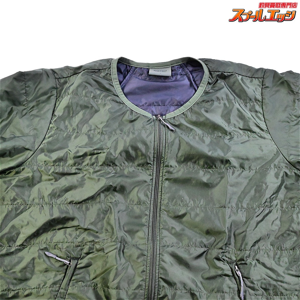【ファイントラック】 ポリゴンライトジャケット ヤマップ別注 カーキ サイズL finetrack YAMAP POLYGON LIGHT JACKET K_100