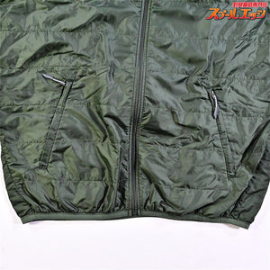 【ファイントラック】 ポリゴンライトジャケット ヤマップ別注 カーキ サイズL finetrack YAMAP POLYGON LIGHT JACKET K_100