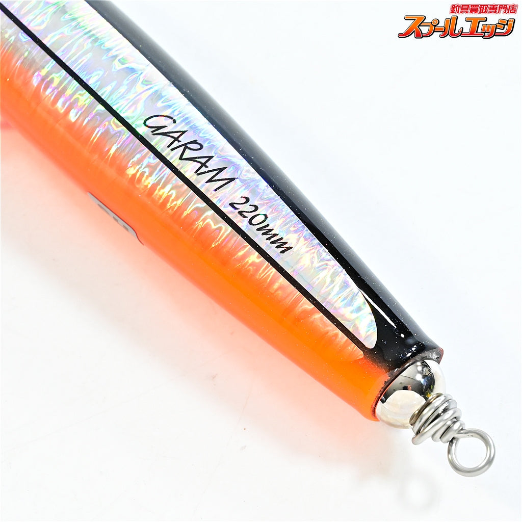 【カーペンター】 ガラム 220 タイプSH 自重125g ホロ貼りゼブラ/ブラックバックオレンジベリー Carpenter GARAM K_060