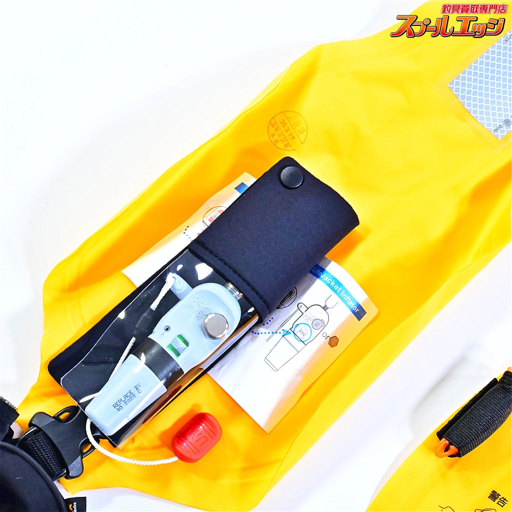 【アブガルシア】 インフレータブルフローティングジャケット BSJ2620RS2 ブラック サイズフリー 2025年2月製造分 桜マーク有 フローティングベスト Abu Garcia K_060
