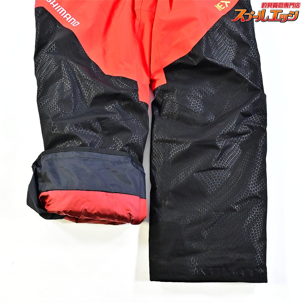 【シマノ】 ゴアテックス ネクサス コールドウェザースーツEX RB-119R サイズアジアXL レッド 上下セット SHIMANO GORE-TEX NEXUS K_080